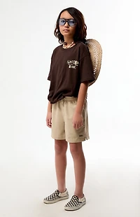 Pacsun Kids Brown Graphic T-Shirt