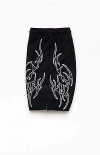 Pacsun Tribe Seersucker 6.5" Swim Trunks