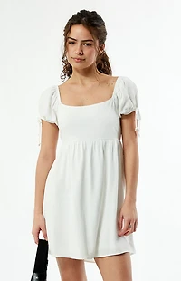 Your Favorite Open Back Babydoll Mini Dress