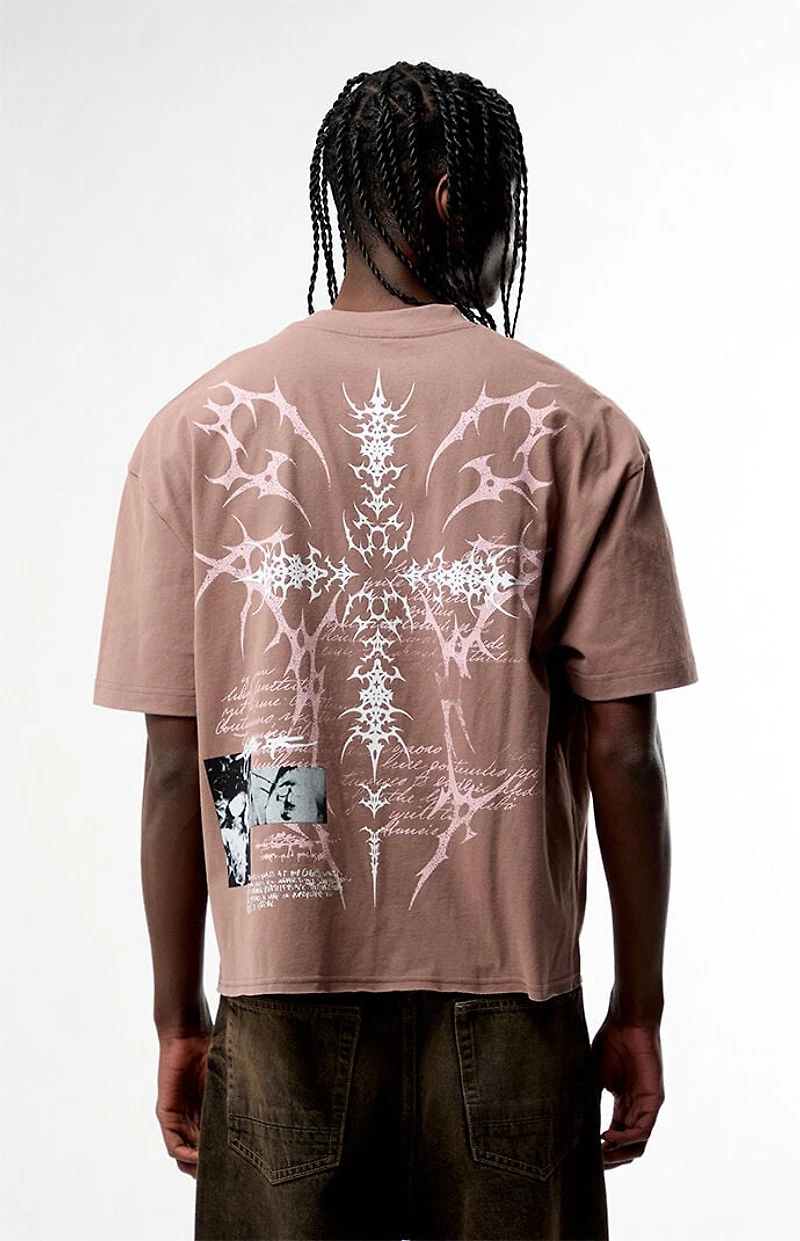 Pacsun What Remains Cropped Boxy T-Shirt