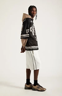 Pacsun Gray Piping Track Sweat Shorts