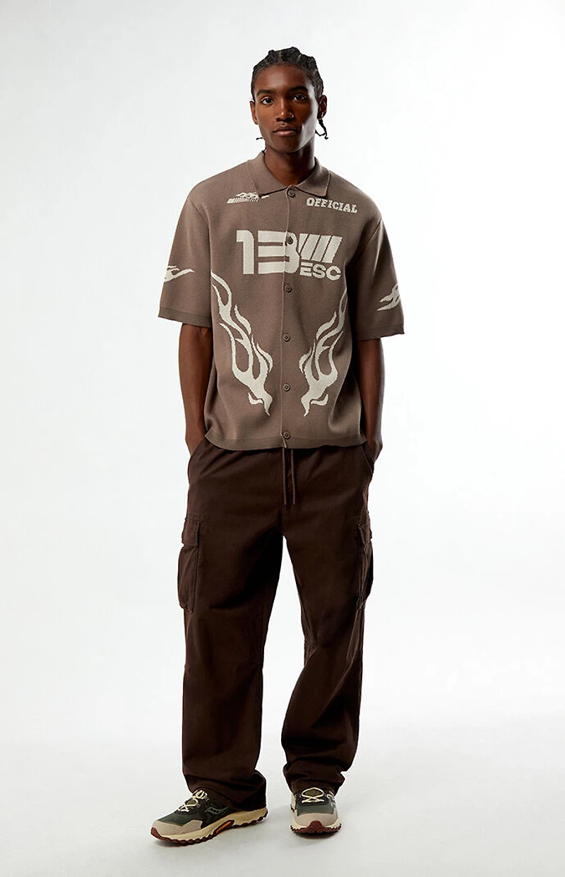 Pacsun 13 ESC Polo Sweater Shirt