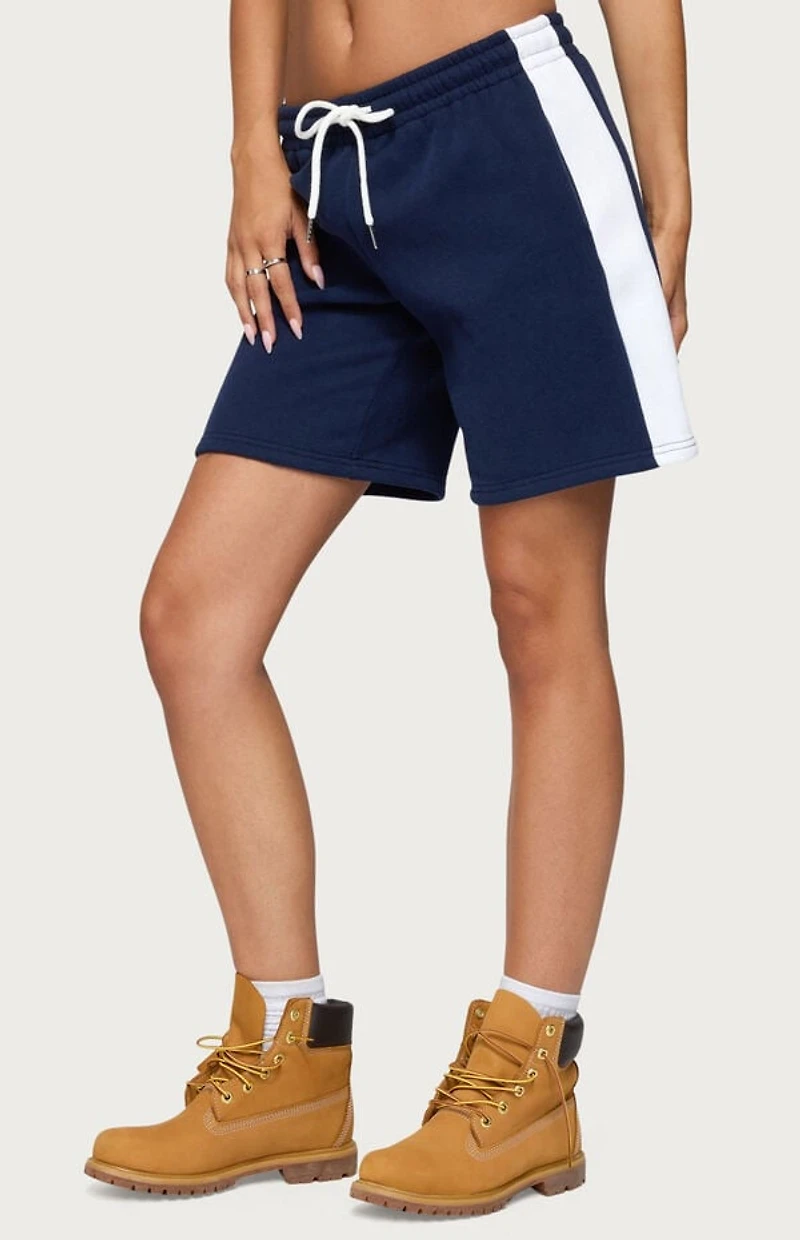 Edikted Contrast Nylon Bermuda Shorts