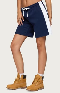 Edikted Contrast Nylon Bermuda Shorts