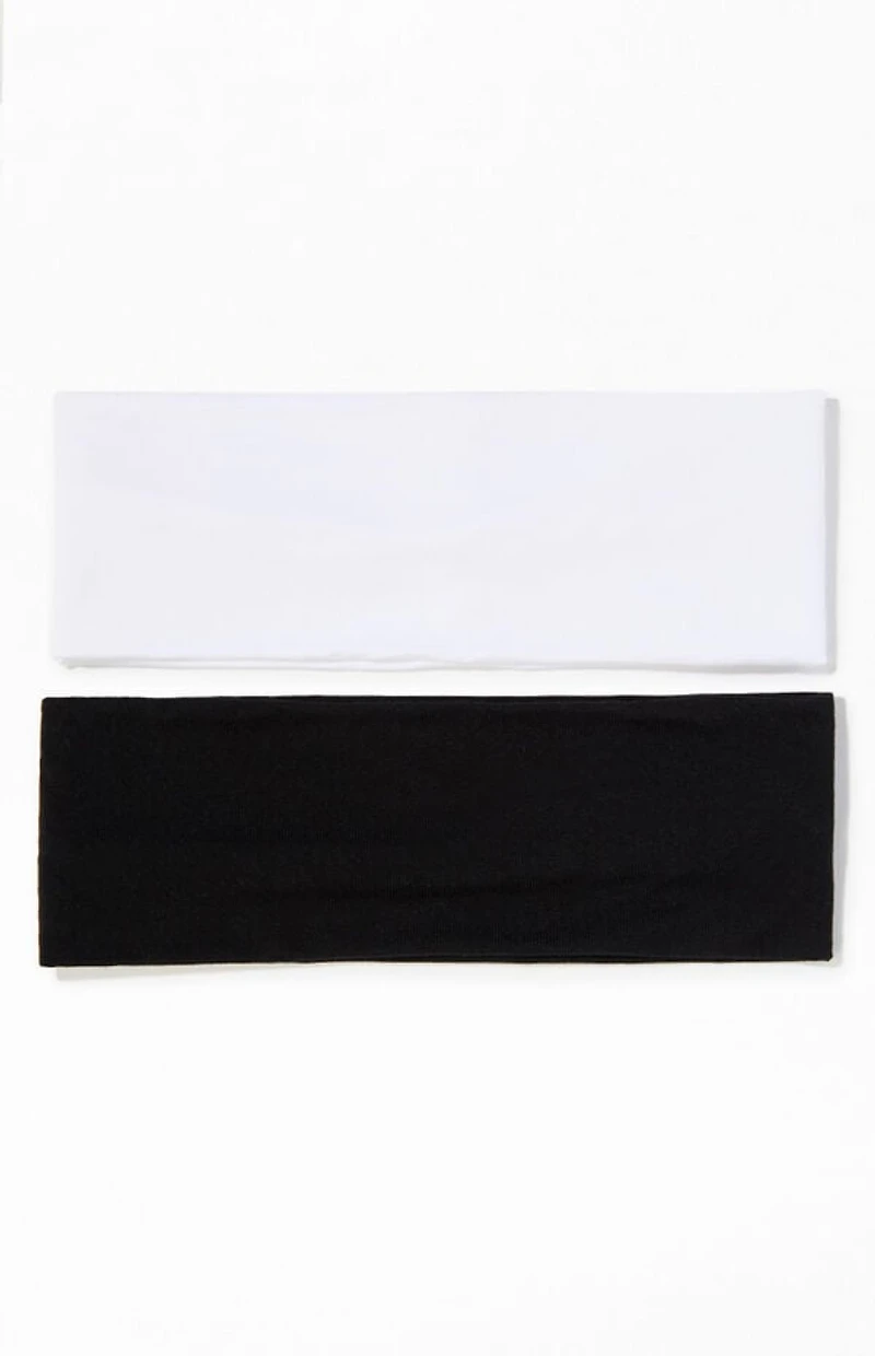LA Hearts 2 Pack Basic Soft Headbands