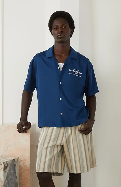 The Met x Pacsun Impresa Cropped Camp Shirt