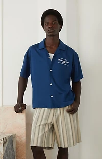 The Met x Pacsun Impresa Cropped Camp Shirt