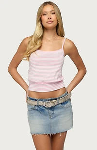 Edikted Hazelina Striped Tank Top