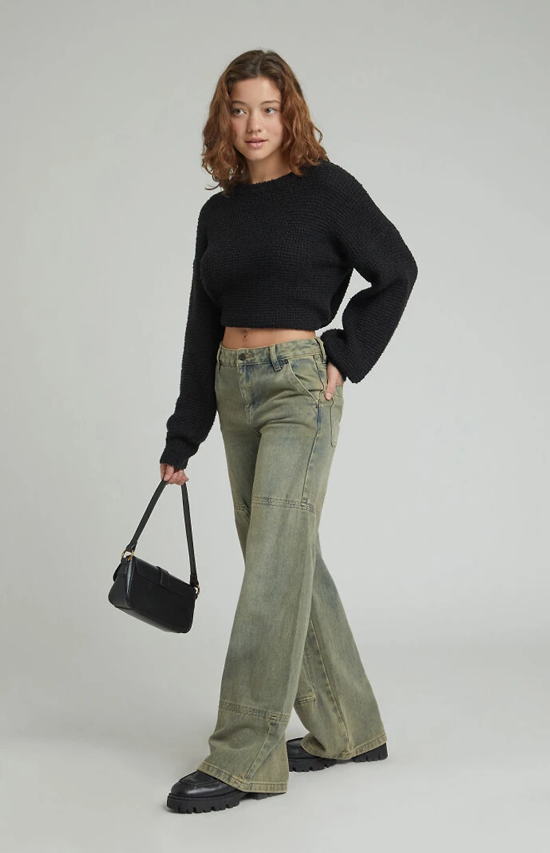 Pacsun Jessie High Waisted Baggy Carpenter Pants