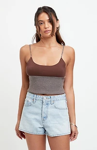 Pacsun Ivy High Waisted Festival Jean Shorts Light Blue
