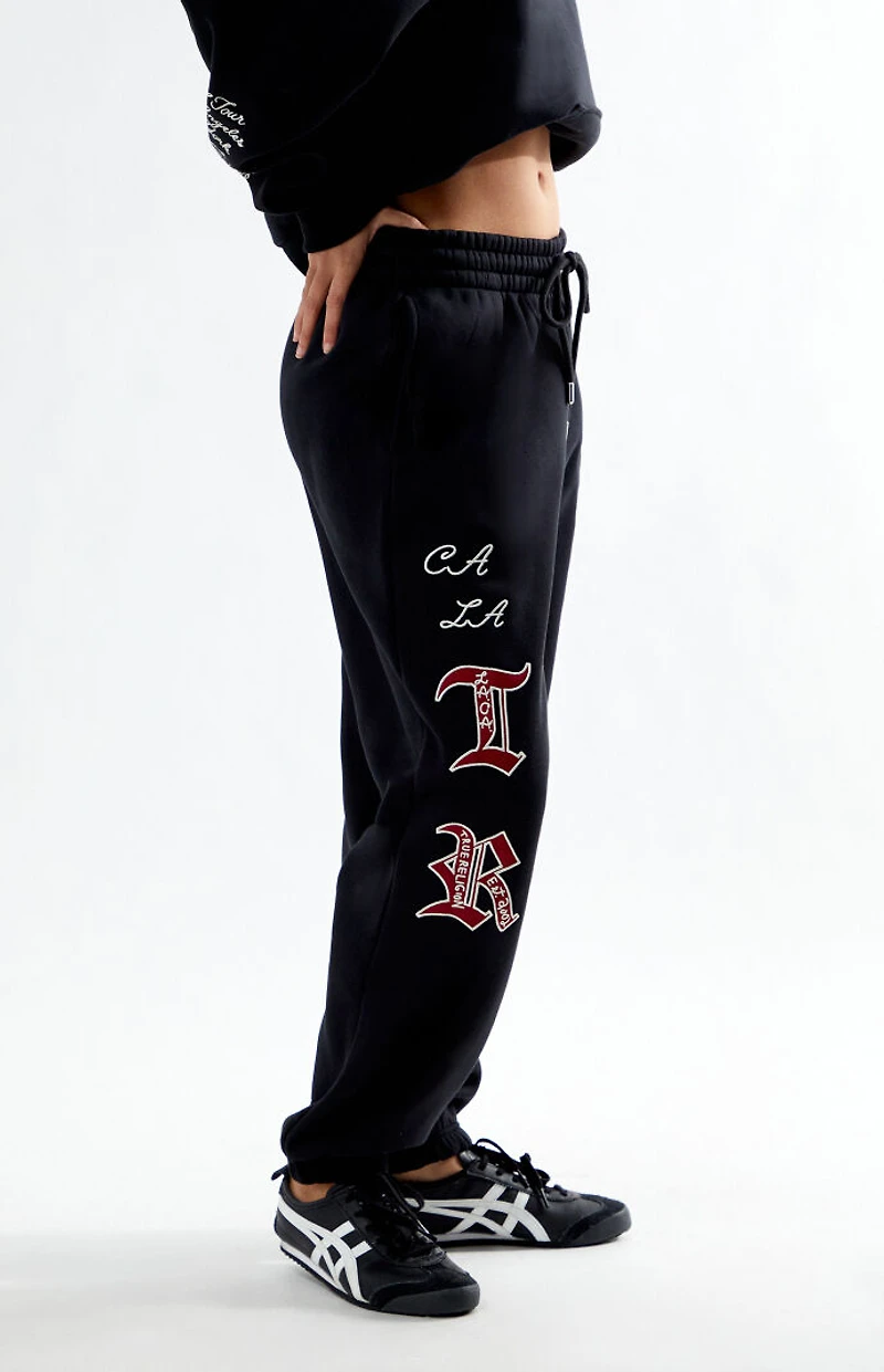 True Religion Branded Boyfriend Sweatpants