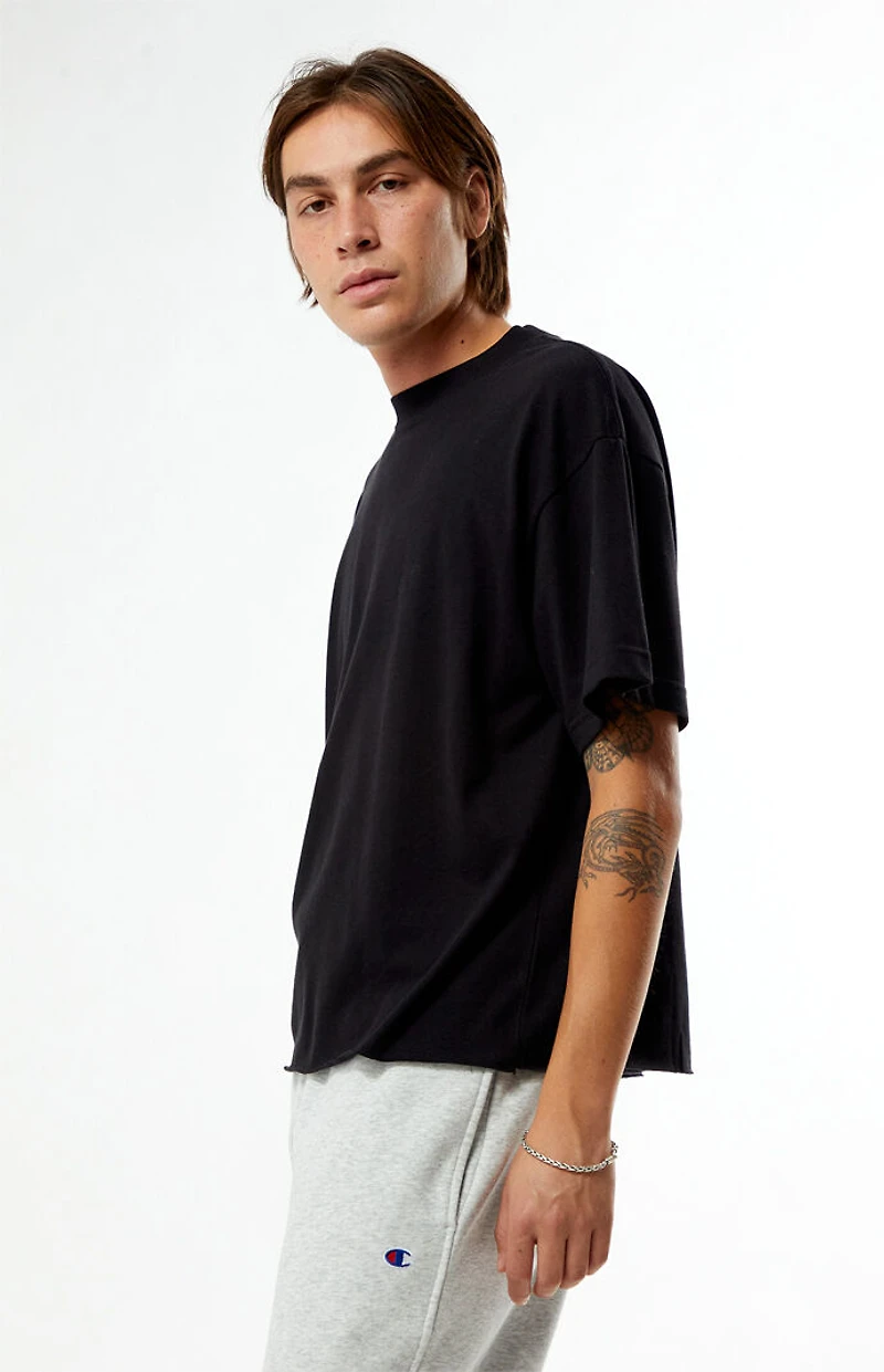 Pacsun Black Premium Cropped T-Shirt