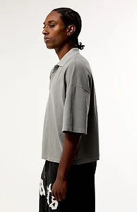 Pacsun Gray Solid Polo Shirt