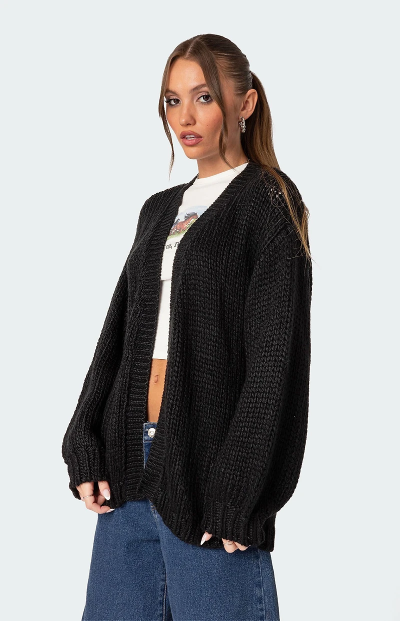 Edikted Anina Oversized Knit Cardigan