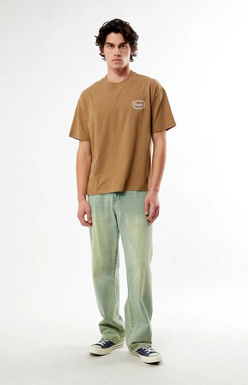 Pacsun Bonjour Embroidered T-Shirt