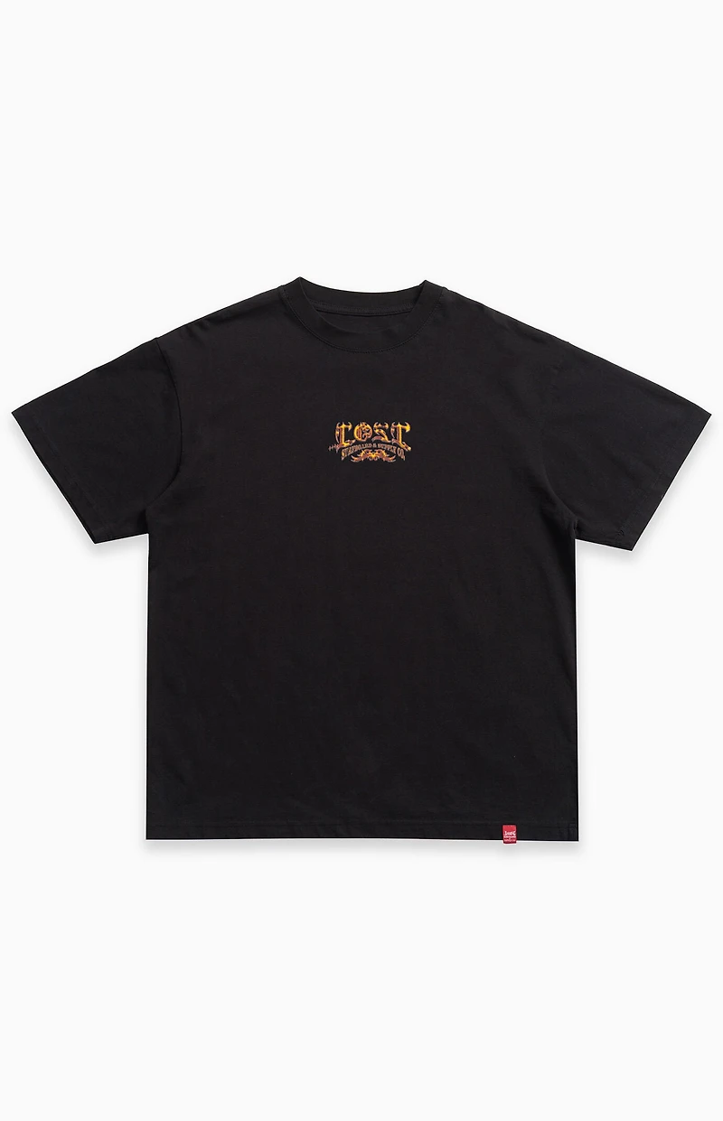 LOST Arched Gnarly Logo Boxy T-Shirt