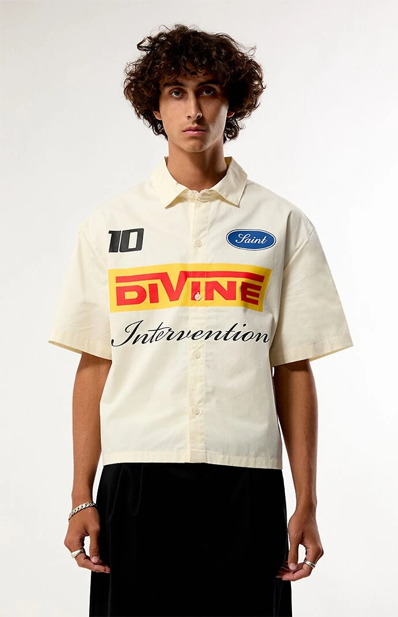 Pacsun Divine Intervention Button-Down Work Shirt