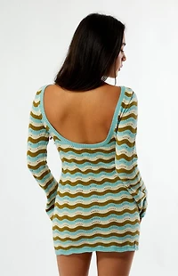 Rhythm Whispering Tides Knit Mini Dress