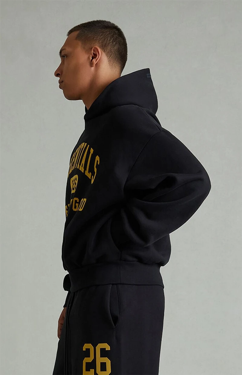 Fear of God ESSENTIALS Vintage Black Classic Fit Hoodie