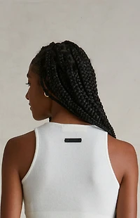 Fear of God ESSENTIALS Women's Cloud White Sport Knit Tank Top