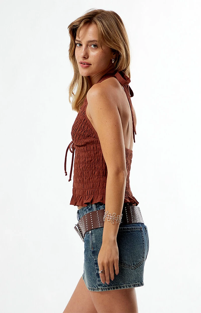 Your Favorite Liz Smocked Halter Top