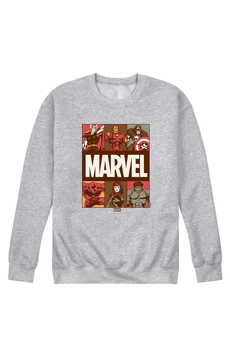 Hybrid Apparel Marvel Fall Crew Neck Sweatshirt