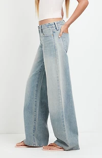 Pacsun Casey Low Rise Baggy Light Wash