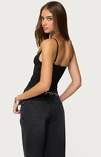 Edikted Shulah Cutout Cupped Bodysuit