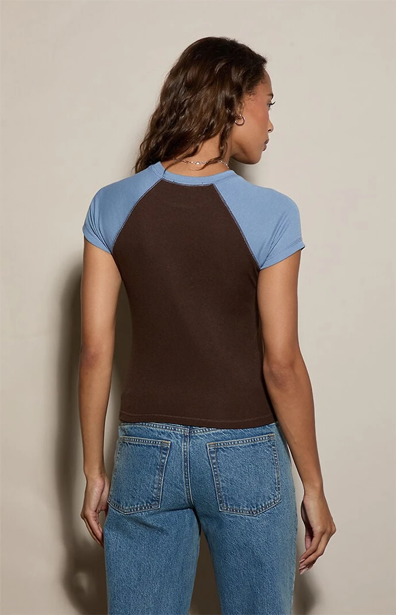 Pacsun Callie Short Sleeve Baseball T-Shirt