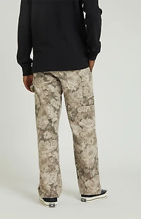Pacsun Dylan Baggy Jeans Carpenter Brown Floral