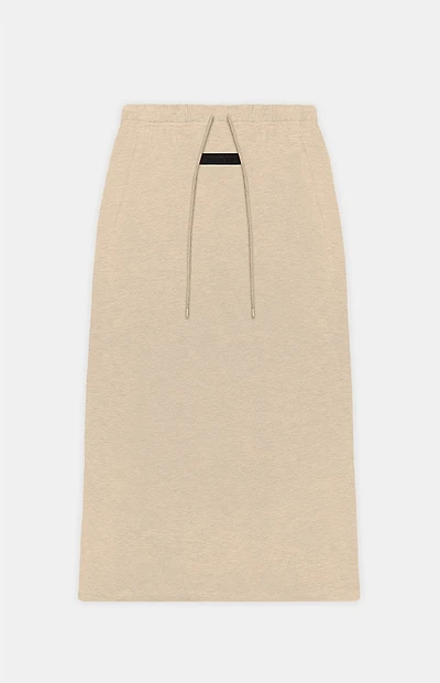 Fear of God ESSENTIALS Women's Gold Heather Maxi Skirt