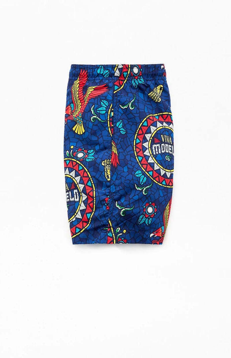 Modelo Eagle Navy Swim Trunks