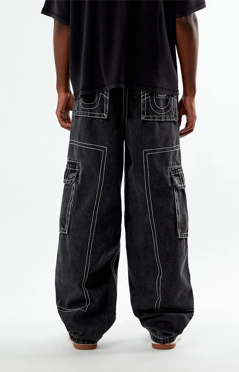 True Religion Naturaline Cargo Baggy Jeans