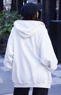 John Galt Light Gray Christy Full Zip Hoodie