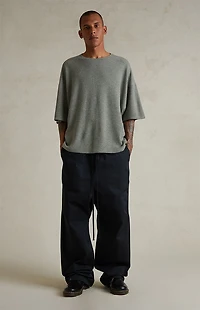 Fear of God ESSENTIALS Jet Black Poly Twill Work Pants