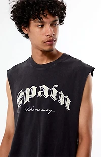 Pacsun Spain Cut Off Muscle T-Shirt