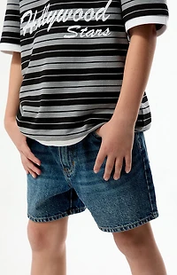 Pacsun Kids Baggy Denim Shorts Medium Blue Tint