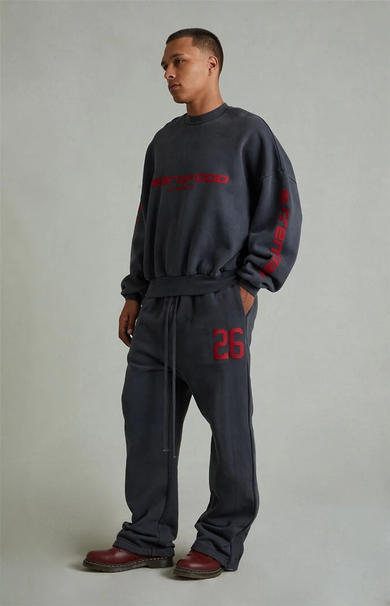 Fear of God ESSENTIALS Iron Gray Tear-Away Baggy Sweatpants
