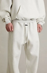 Fear of God ESSENTIALS Oatmeal Heather Signature Classic Flare Sweatpants
