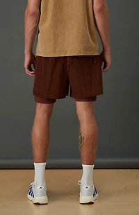 A.R.C. Active Burnt Orange Ripstop Running Shorts