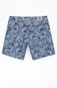Rhythm Jean Navy Paisley 9.5" Boardshorts
