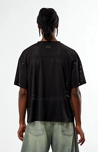 Pacsun Blue V-Neck Cropped Jersey