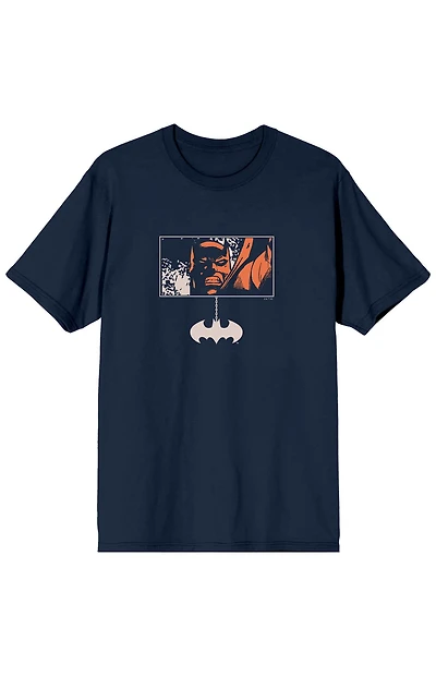 Batman Moon Comic Art T-Shirt