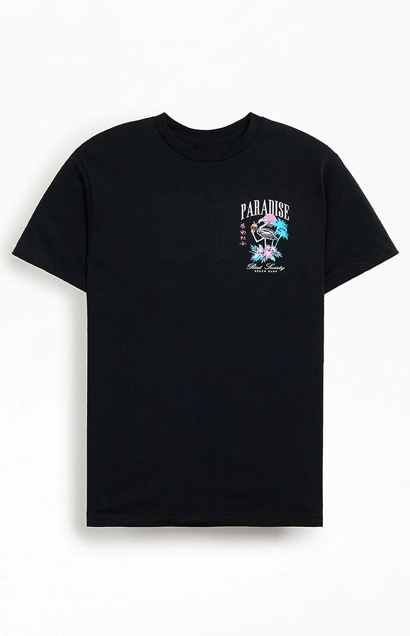Riot Society Paradise Flamingo Beach T-Shirt