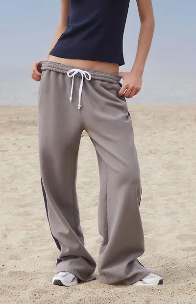 John Galt Blue Anastasia Baggy Sweatpants