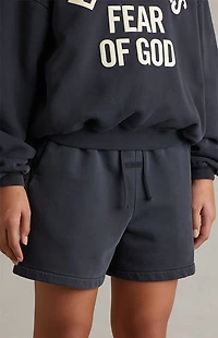 Fear of God ESSENTIALS Kids Faded Black Signature Classic Sweat Shorts