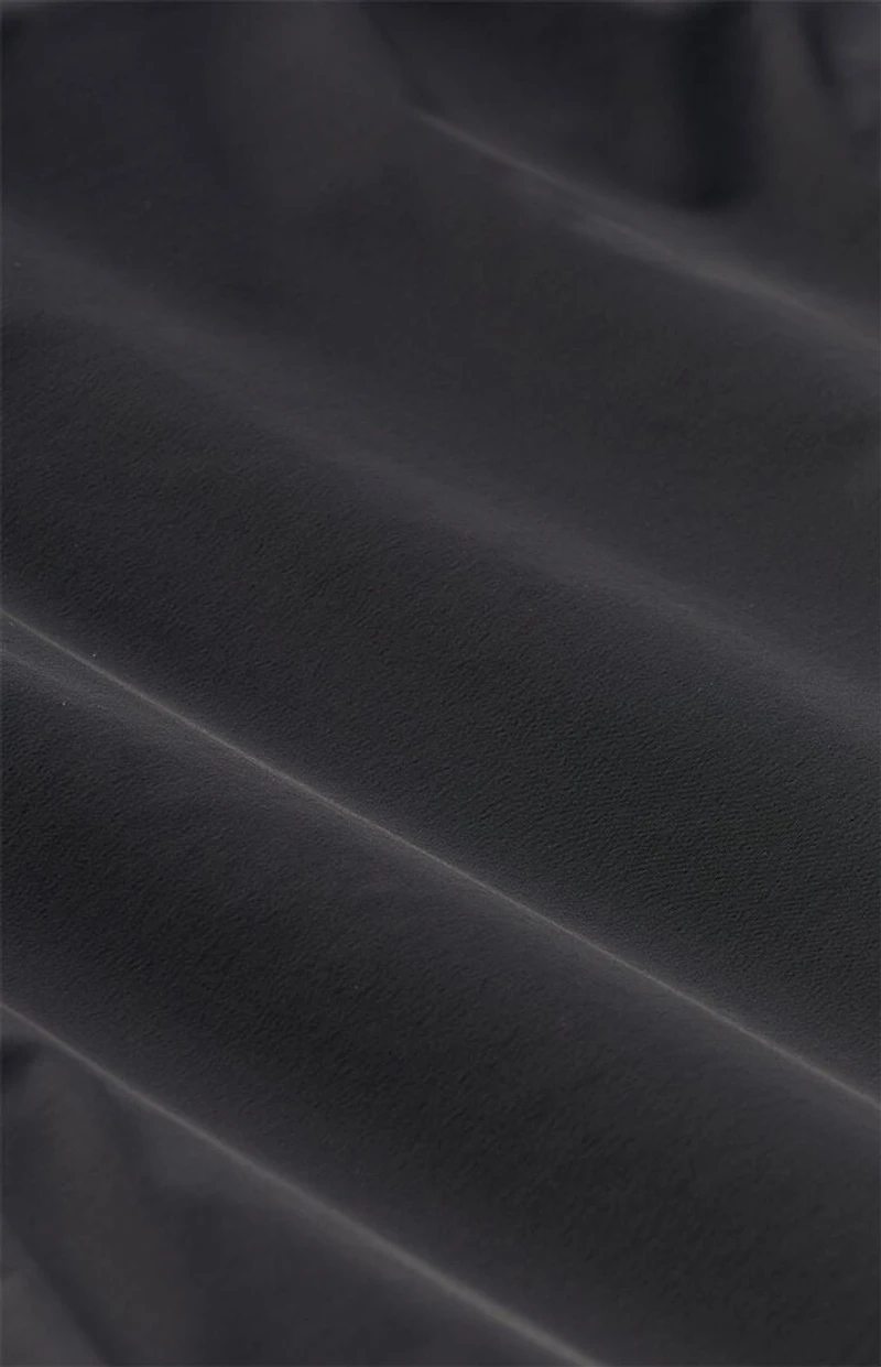 Fear of God ESSENTIALS Black Nylon Fleece Hooded Sweatshirt