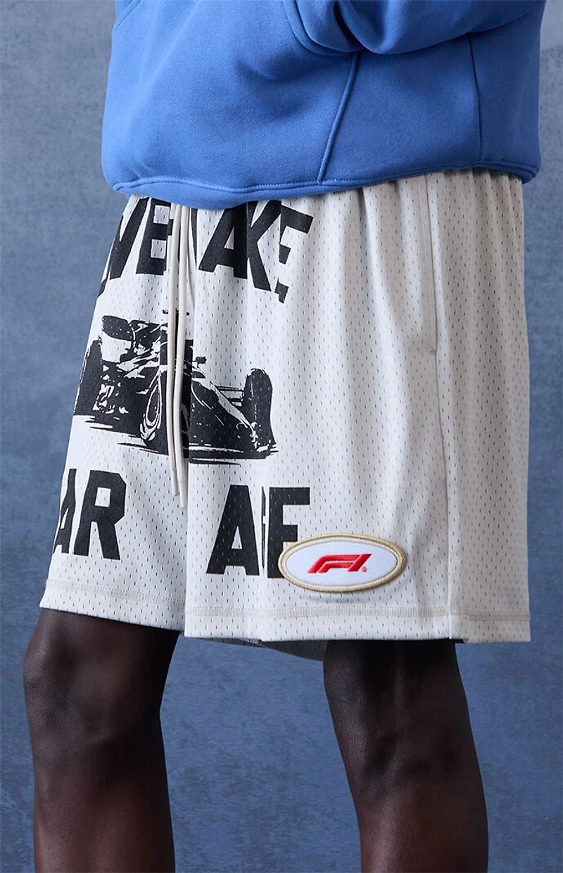 Formula 1 x Pacsun Overtake Garage Mesh Shorts