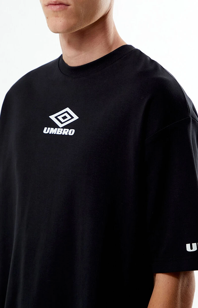 Umbro x PacSun Black Short Sleeve T-Shirt
