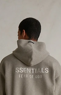 Fear of God ESSENTIALS Homestead Heather Classic Fleece Zip Up Hoodie